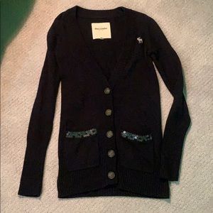 Navy blue Abercrombie sweater